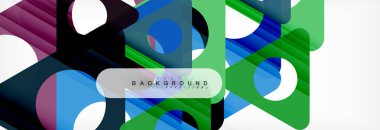 Arka plan daire ve üçgen