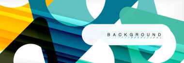 Arka plan daire ve üçgen