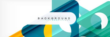 Arka plan daire ve üçgen