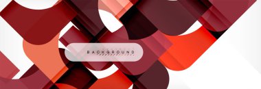 Renkli kare şekiller, geometrik modern arka plan