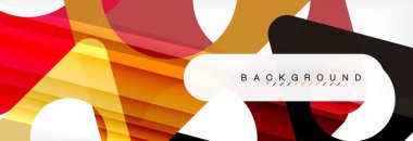 Geometrik arka plan. Modern örtüşen üçgenler. Mesajınız için alışılmadık renkli şekiller. İş veya teknik okul sunuyu, app kapak