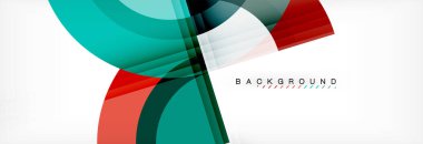 Vektör dairesel geometrik arka plan