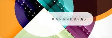 Vektör yuvarlak arka plan