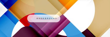 Renkli kareler kompozisyon soyut afiş. Gösterim amacıyla broşür veya el ilanı, sunum ve web tasarım düzeni