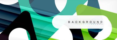 Arka plan daire ve üçgen