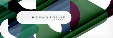 Arka plan daire ve üçgen