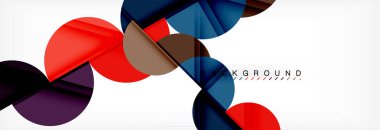 Yarı daire arka plan, modern geometrik desen tasarım. İş veya teknoloji tanıtım tasarım şablonu, broşür veya el ilanı desenli veya geometrik web afiş