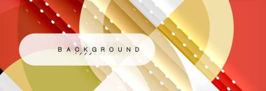 Vektör dairesel geometrik arka plan