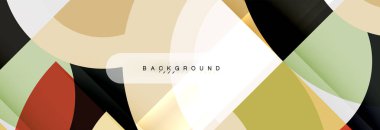 Vektör dairesel geometrik arka plan