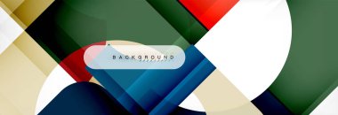 Renkli kareler kompozisyon soyut afiş. Gösterim amacıyla broşür veya el ilanı, sunum ve web tasarım düzeni