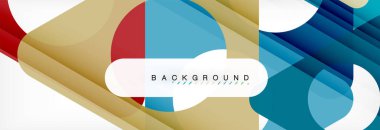 Arka plan daire ve üçgen