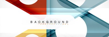 Arka plan daire ve üçgen