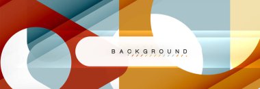 Arka plan daire ve üçgen