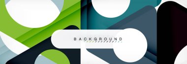 Geometrik arka plan. Modern örtüşen üçgenler. Mesajınız için alışılmadık renkli şekiller. İş veya teknik okul sunuyu, app kapak