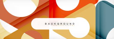 Arka plan daire ve üçgen