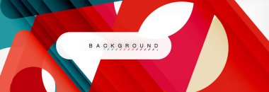 Arka plan daire ve üçgen