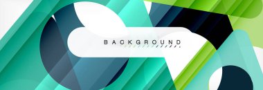 Arka plan daire ve üçgen