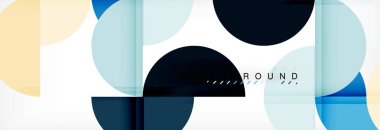 Daire arka plan, geometrik şekil