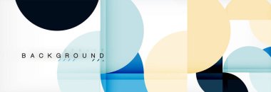 Daire arka plan, geometrik şekil