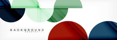 Yarı daire arka plan, modern geometrik desen tasarım. İş veya teknoloji tanıtım tasarım şablonu, broşür veya el ilanı desenli veya geometrik web afiş