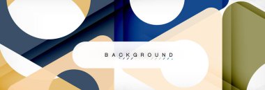 Arka plan daire ve üçgen