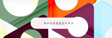 Geometrik arka plan. Modern örtüşen üçgenler. Mesajınız için alışılmadık renkli şekiller. İş veya teknik okul sunuyu, app kapak