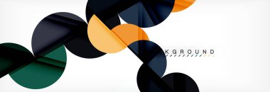 Daire arka plan, geometrik şekil