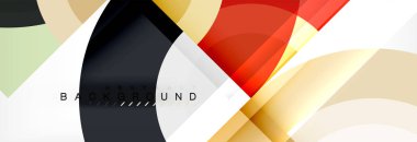 Vektör dairesel geometrik arka plan