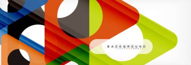 Arka plan daire ve üçgen