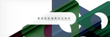 Arka plan daire ve üçgen