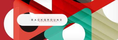 Geometrik arka plan. Modern örtüşen üçgenler. Mesajınız için alışılmadık renkli şekiller. İş veya teknik okul sunuyu, app kapak