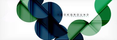 Yarı daire arka plan, modern geometrik desen tasarım. İş veya teknoloji tanıtım tasarım şablonu, broşür veya el ilanı desenli veya geometrik web afiş