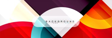 Vektör yuvarlak arka plan