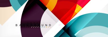 Vektör yuvarlak arka plan