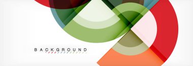 Vektör yuvarlak arka plan