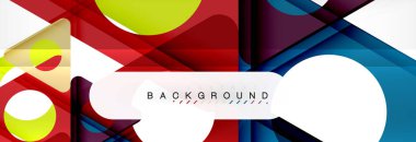 Geometrik arka plan. Modern örtüşen üçgenler. Mesajınız için alışılmadık renkli şekiller. İş veya teknik okul sunuyu, app kapak