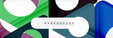 Arka plan daire ve üçgen