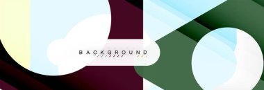 Geometrik arka plan. Modern örtüşen üçgenler. Mesajınız için alışılmadık renkli şekiller. İş veya teknik okul sunuyu, app kapak