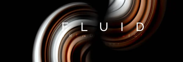 Fluid color motion concept — Stock Vector