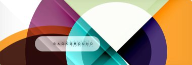 Vektör yuvarlak arka plan