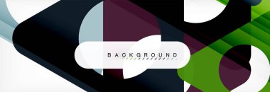 Geometrik arka plan. Modern örtüşen üçgenler. Mesajınız için alışılmadık renkli şekiller. İş veya teknik okul sunuyu, app kapak