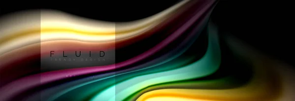 Ουράνιο Τόξο Ρευστό Αφηρημένα Σχήματα Υγρά Χρώματα Σχεδιασμό Πολύχρωμο Μάρμαρο — Διανυσματικό Αρχείο