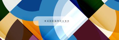 Vektör yuvarlak arka plan