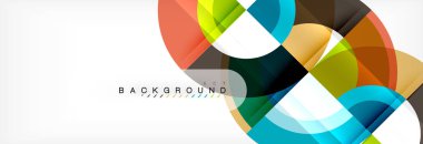 Vektör yuvarlak arka plan