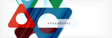 Arka plan daire ve üçgen