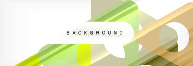 Arka plan daire ve üçgen