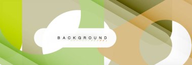 Arka plan daire ve üçgen