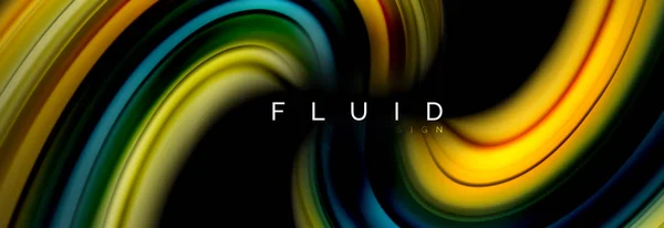 Fluid color motion concept — Stock Vector