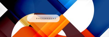 Renkli kareler kompozisyon soyut afiş. Gösterim amacıyla broşür veya el ilanı, sunum ve web tasarım düzeni