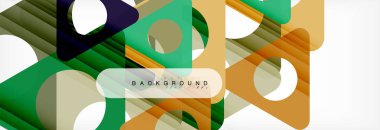 Geometrik arka plan. Modern örtüşen üçgenler. Mesajınız için alışılmadık renkli şekiller. İş veya teknik okul sunuyu, app kapak